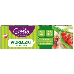 GOSIA WORECZKI Z SUWAKIEM NA ŻYWNOŚĆ 1,5L 16SZT MOCNE